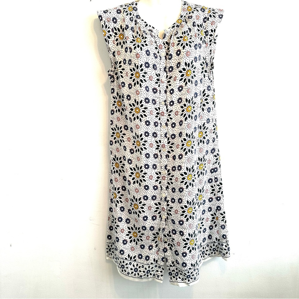 LOFT Floral Button-up Dress